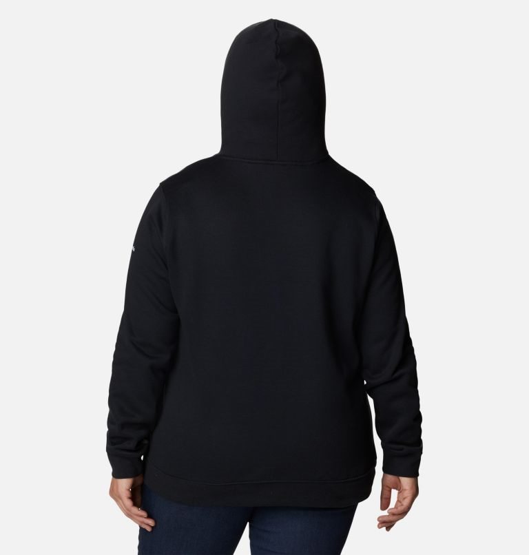 Women's Columbia Trek Graphic Hoodie Black | Plus Size CA-V45AL